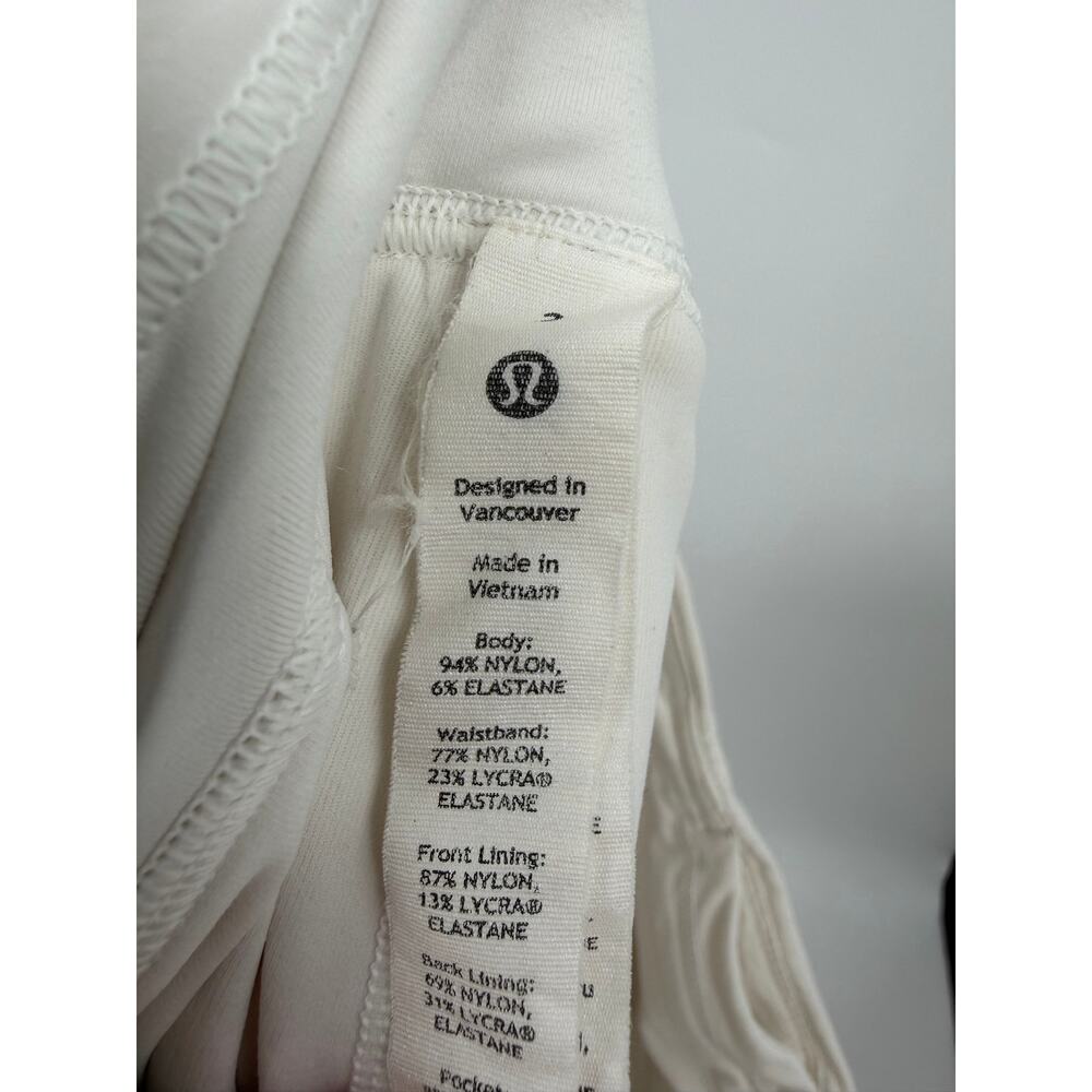 Lululemon White Pace Rival Skirt 13” Tennis Golf Athletic Size 2 Running Yoga - Picture 10 of 14